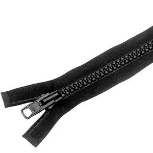 3' Stealthnet Zipper - Black